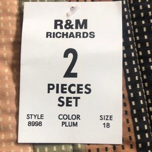 2 piece set R&M Richards